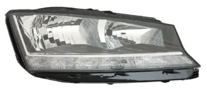 Faro Derecho Electrico Con Motor (H7/H7/Pwy24W/Led) para Skoda FABIA III 2018