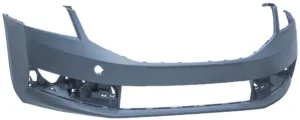Paragolpes Delantero Imprimado (Con Agujero Para Antiniebla) para Skoda OCTAVIA III 2017