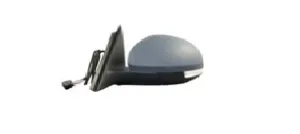 Retrovisor Izquierdo Electrico Termico, Imprimado Con Intermitente Con Luz De Cortesia (9Pins) para Skoda YETI 2009