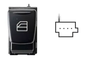 Boton Elevalunas Delantero Izquierdo (4Pins) para Smart FORTWO 2007