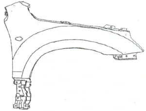 Aleta Delantera Derecha para Suzuki GRAND VITARA 2006