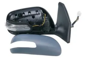 Retrovisor Derecho Electrico, Imprimado Convexo, Termico Con Intermitente para Toyota AVENSIS 2006