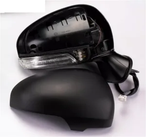 Retrovisor Derecho Electrico, Imprimado Convexo, Termico Con Intermitente 7 Pins para Toyota AVENSIS 2009