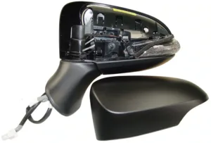 Retrovisor Izquierdo Electrico, Imprimado Asferico, Termico, Abatible Eletricamente, Con Intermitente (9Pins) para Toyota AVENSIS 2015