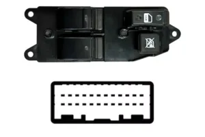 Botonera Puerta Delantero Izquierdo (2 Bot)24Pin para Toyota COROLLA H/B 2004 y COROLLA VERSO 2004