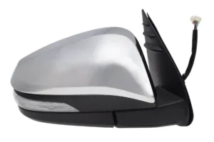 Retrovisor Derecho Electrico Convexo Cromado Abatible Electricamente Con Intermitente para Toyota HILUX 2016