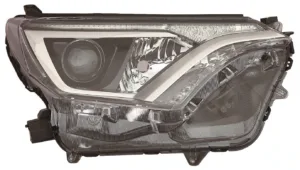 Faro Derecho (Con Motor) Electrico Interior Negro (Hir2/Wy21W) (Led) para Toyota RAV4 IV 2016