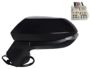 Retrovisor Izquierdo Elect Imprimada Convexo, Termico Con Intermitente 6Pin para Toyota YARIS CROSS 2020