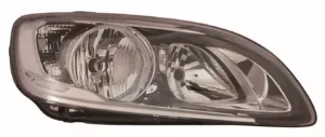 Faro Derecho Electrico Con Motor, Interior Negro (H7/H9) para Volvo S60 2013 y V60 2013