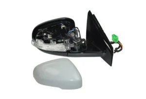 Retrovisor Derecho Electrico, Imprimado Asferico, Termico, Abatible Eletricamente, Con Intermitente (Grande) 8 Pins (B/Bril) para Volvo V40 2012