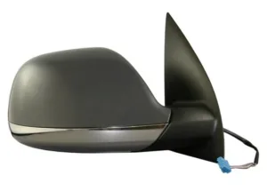 Retrovisor Derecho Electrico, Imprimado Convexo, Termico Con Antena B/Cromada para Volkswagen AMAROK 2010