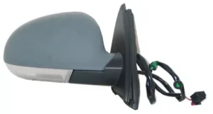 Retrovisor Derecho Electrico, Imprimado Convexo, Termico Con Intermitente para Volkswagen GOLF V SW 2007 y JETTA III 2005