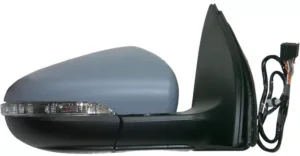 Retrovisor Derecho Electrico, Imprimado Convexo, Termico, Abatible Eletricamente, Con Memoria Con Intermitente Con Luz De Cortesia 13 Pin para Volkswagen GOLF VI 2008 y GOLF VI VARIANT 2009