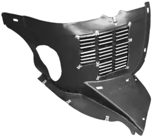 Resguardo Paso De Rueda Delantero Izquierdo Abierto (Delantero) para Volkswagen GOLF VII 2012