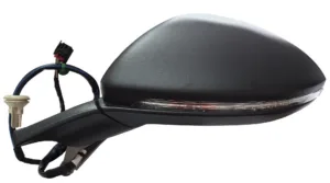 Retrovisor Izquierdo, Electrico, Termico Con Intermitente Imprimada Abatible Electricamente Asferico Con Angulo Muerto 8+2 Pins para Volkswagen GOLF VII 2017