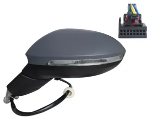 Retrovisor Izquierdo Electrico Termico Asferico Con Intermitente, Con Memoria Con Luz De Cortesia (11 Pins) para Volkswagen GOLF VIII 2019