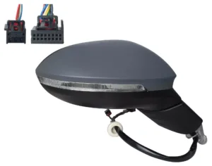 Retrovisor Derecho Electrico, Termico, Convexo Con Intermitente Con Memoria Abatible Electricamente , Con Luz De Cortesia, Con Angulo Muerto, (11+3 Pins) para Volkswagen GOLF VIII 2019