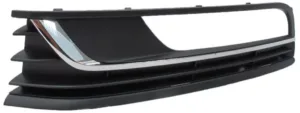 Rejilla Izquierda Paragolpes Delantero (Con Agujero Antiniebla) (Con Moldura Cromada + Moldura Negra) para Volkswagen PASSAT B7 2010