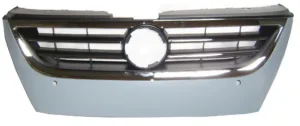 Rejilla (Con Moldura Cromada Con Agujeros Para Sensores) para Volkswagen PASSAT CC 2008