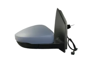 Retrovisor Derecho Manual, Para Pintar Convexo Con Intermitente (Conector Recatngualar) para Volkswagen POLO 2009 y POLO 2014