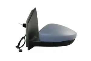 Retrovisor Izquierdo Manual, Para Pintar Asferico Con Intermitente (Conector Recatngualar) para Volkswagen POLO 2009 y POLO 2014