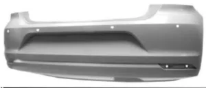 Paragolpes Trasero Imprimado (Con Agujeros Para Sensores) para Volkswagen POLO 2014