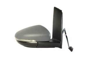 Retrovisor Derecho Electrico, Imprimado Convexo, Termico Con Intermitente (6 Pins) para Volkswagen TOURAN 2010