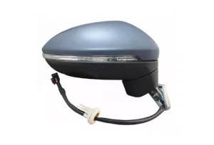 Retrovisor Derecho Electrico, Imprimado Convexo, Termico, Abatible Eletricamente, Con Memoria Con Intermitente Con Luz De Cortesia (15 Pins) para Volkswagen TOURAN 2015