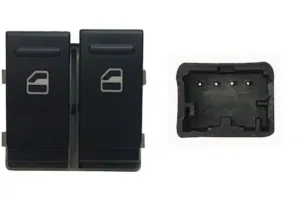 Interruptor Puerta Delantera Izquierda (2 Botones) (4Pins) para Volkswagen TRANSPORTER T5 2003 y TRANSPORTER T5 2010