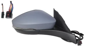 Retrovisor Derecho Electrico, Termico, Imprimada Abatible Electricamente Con Memoria Con Intermitentecon Luz De Cortesia, Angulo Muerto 13+2 Pins para Volkswagen T-ROC 2017