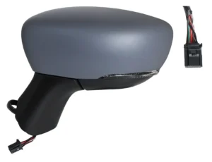 Retrovisor Izquierdo Electrico Termico, Imprimado Asferico Con Intermitente 7 Pins para Renault CAPTUR 2017