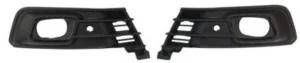 Kit Rejillas Paragolpes Delantero Con Agujeros Antinieblas Con Agujeros Para Sensores (Con Aro Negro) para Renault CAPTUR 2017