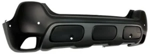 Paragolpes trasero (con 6 agujeros para sensores) (Con moldura Gris) para Citroen C3 AIRCROSS 2017