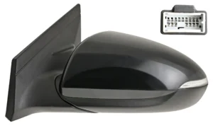 Retrovisor Izquierdo Electrico, Termico, Imprimado, Con intermitente, Abatible Electricamente, Luz de Cortesia, Convexo  10PIN(HYBRIDO) para Hyundai IONIQ 2016