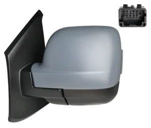 Retrovisor Izquierdo Electrico, Termico, Con intermitente, Abatible Electricamente, Imprimado, Asferico 9PIN para Nissan PRIMASTAR 2021 y Renault TRAFIC III 2021