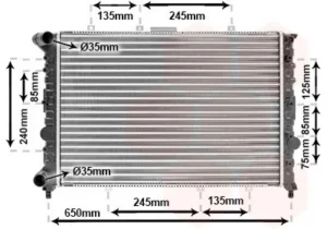 Radiador para Alfa Romeo 156 1997