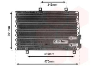 Condensador de aire acondicionado para Alfa Romeo 145/146 1994