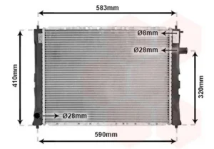 Radiador para Rover 400 1995