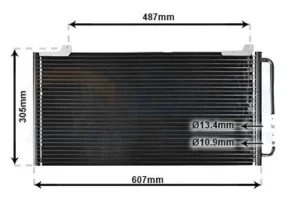 Condensador de aire acondicionado para Rover 400 1995