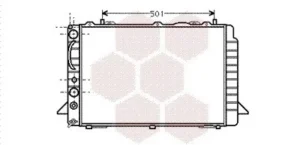 Radiador para Audi 80 1991