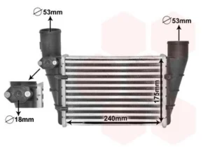 Intercooler Vw/Audi para Volkswagen GOLF IV 1997