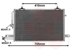 Condensador de aire acondicionado para Audi A6 1997