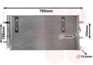 Condensador de aire acondicionado para Audi A4 2007