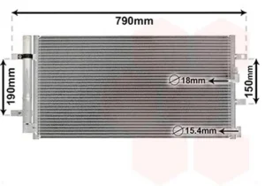 Condensador de aire acondicionado para Audi A4 2011, A5 2011, A6 2011, A7 2010 y Q5 2012