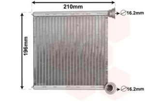 Radiador de calefacción para Audi A3 2012, A3 2016, A3 2020, A3 SEDAN 2013, Q2 2016 y TT 2014, Seat ATECA 2016, KAROQ 2017, KODIAQ 2016, LEON 2012, LEON 2017, LEON 2019 y TARRACO 2018, Skoda OCTAVIA III 2013, OCTAVIA III 2017, OCTAVIA IV 2020, OCTAVIA…
