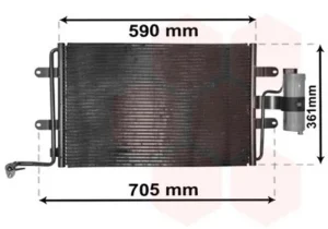 Condensador Vag A3 I / Bora / Golf Iv / Leon / para Audi A3 1996