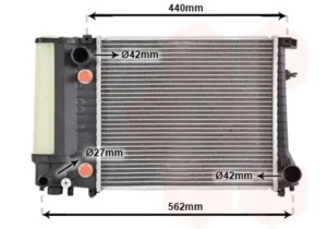 Radiador para Bmw S/3 E30 1987