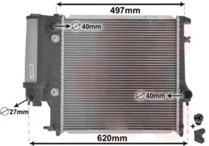 Radiador para Bmw S/3 E36 1990