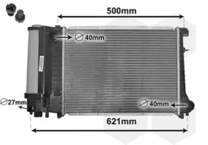 Radiador para Bmw S/3 E36 1990