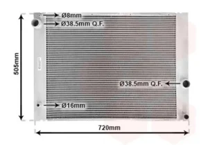 Radiador para Bmw S/7 E65 2001